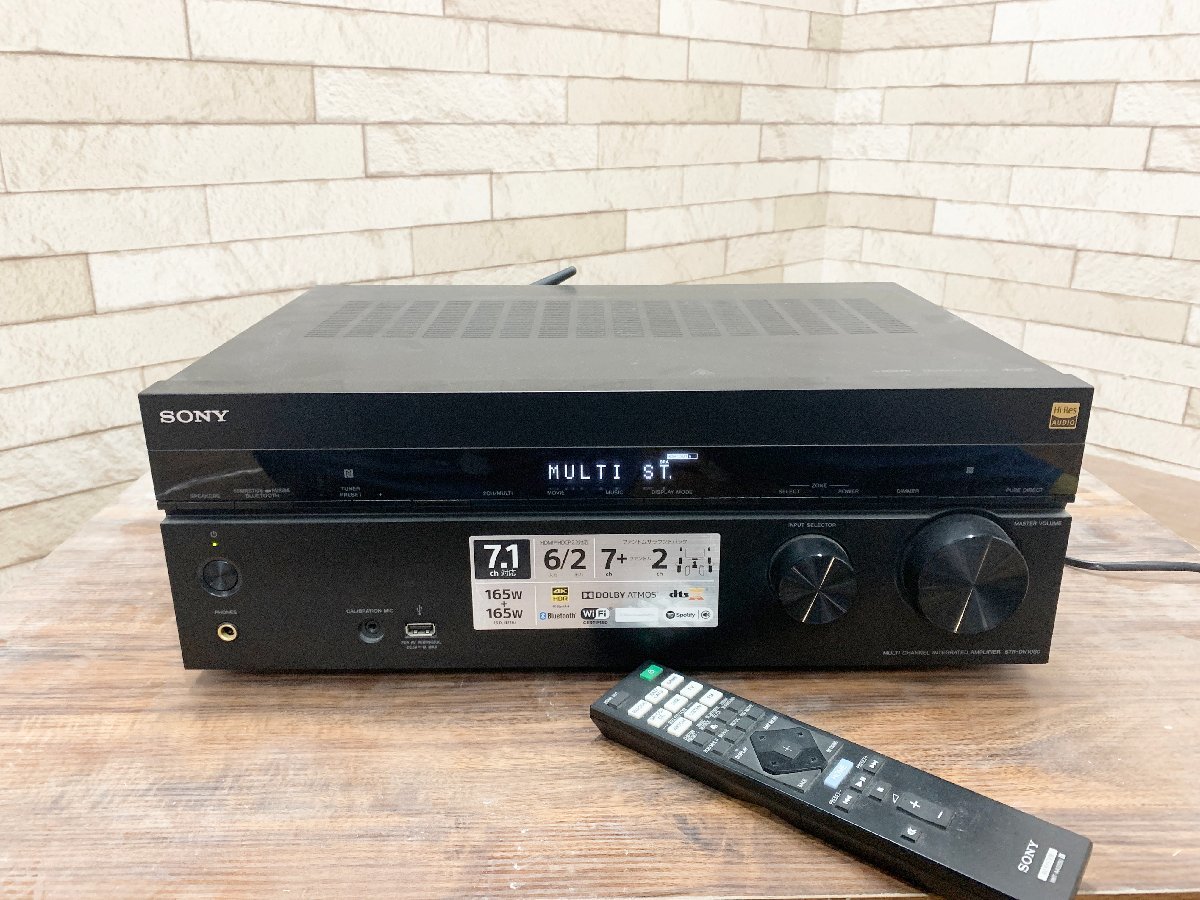 SONY Sony 7.1ch multi channel Integrate amplifier STR-DN1080 AV receiver AV amplifier pre-main amplifier audio equipment operation OK