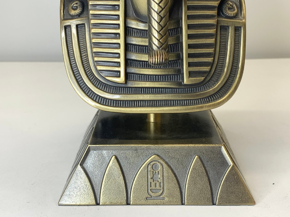 古代エジプト ファラオ像 ツタンカーメン 銅像 オブジェ 古代エジプト ファラオ像 ツタンカーメン 銅像 オブジェ