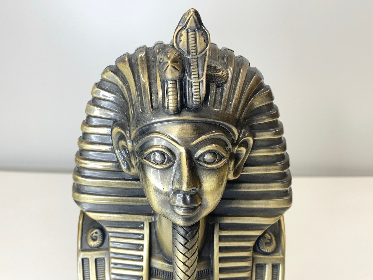 古代エジプト ファラオ像 ツタンカーメン 銅像 オブジェ 古代エジプト ファラオ像 ツタンカーメン 銅像 オブジェ