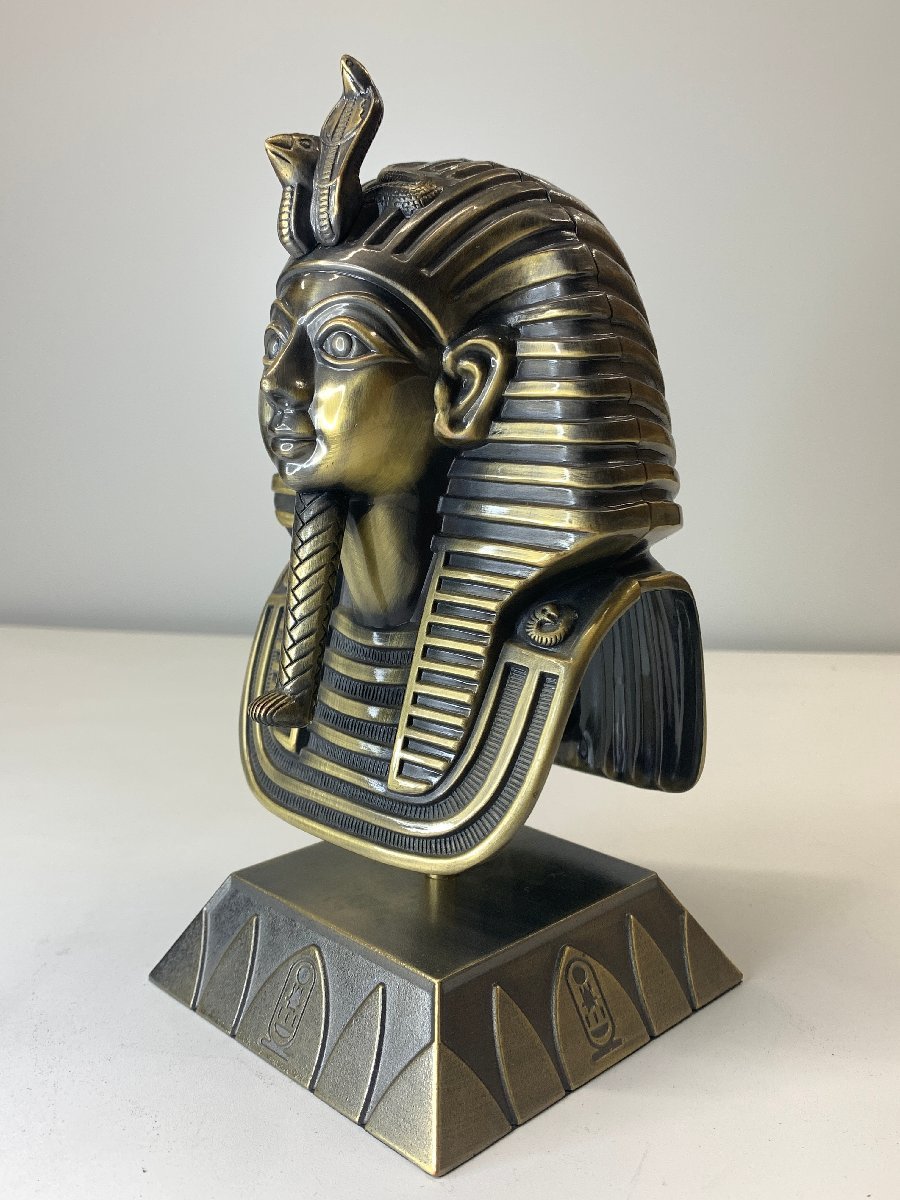 古代エジプト ファラオ像 ツタンカーメン 銅像 オブジェ 古代エジプト ファラオ像 ツタンカーメン 銅像 オブジェ
