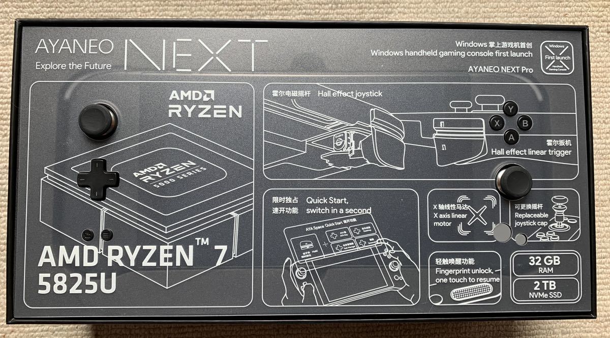 AYANEO NEXT Pro（）メモリー32GB 2T AMD RYZEN75825U