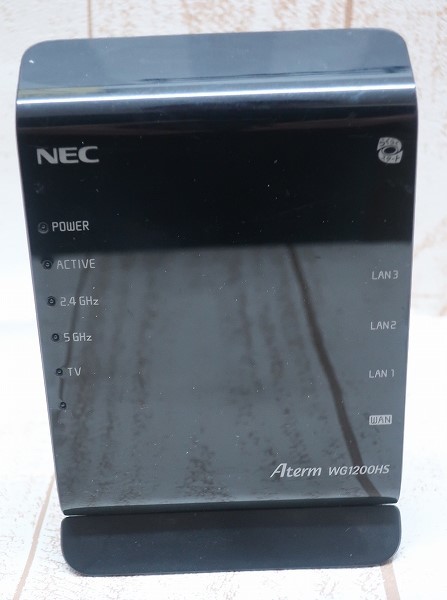 6-2397A/NEC Aterm PA-WG1200HS Wi-Fiホームルーター無線LANルーター動作未確認- JChere雅虎拍卖代购