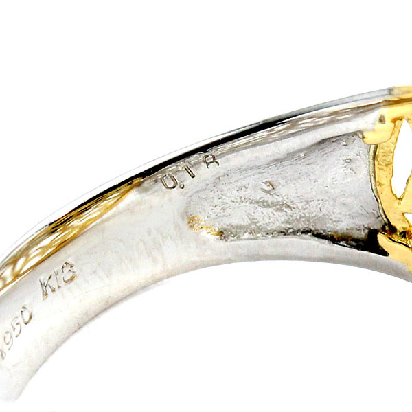 プラチナ K18 ダイヤ リング D0.18ct 15号 | normanhubbard.com