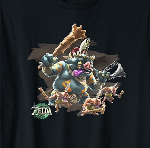 ゼルダの伝説 ★ ボコブリン 黒A Ｔシャツ 3XL_画像2