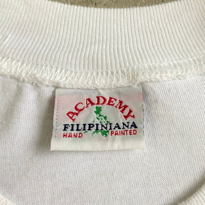 PHILIPPINES フィリピン スーベニア ハンドペイント アート Tシャツ メンズM-L相当_画像3