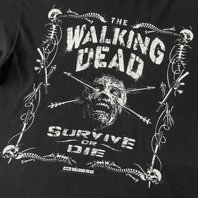 The Walking Dead SURVIVE OR DIE ウォーキングデッド ムービープリントTシャツ メンズXL_画像1