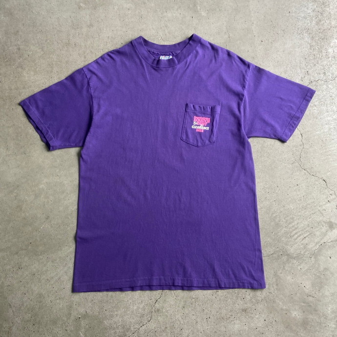 USA製 80年代～ ”SCRANTCH＆DENT” クリアランスセール 企業 アドバタイジングプリント Tシャツ メンズL_画像3