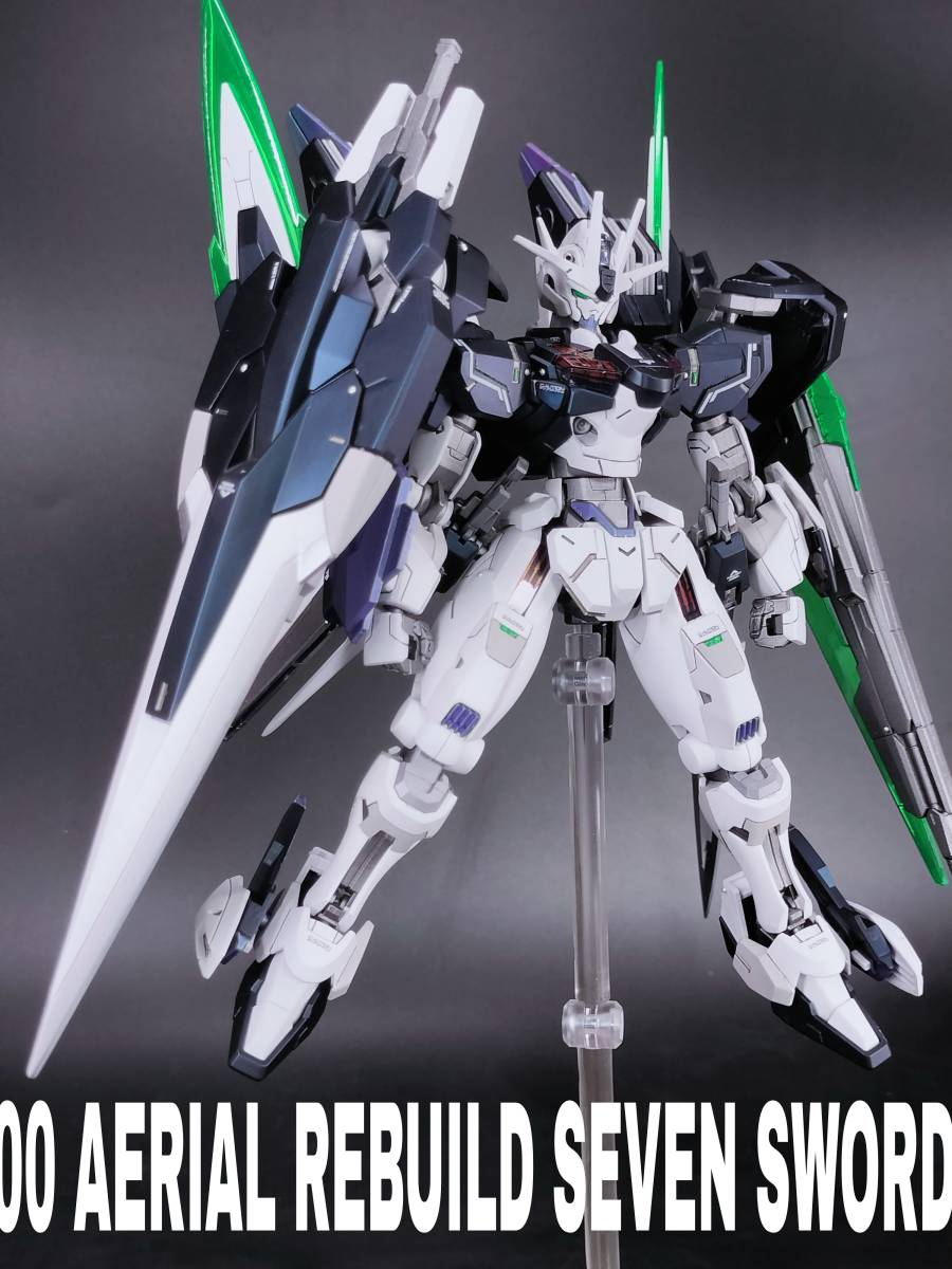 ヤフオク! - HG 1/144 ガンダムエアリアル 改修型 全塗装 完成...