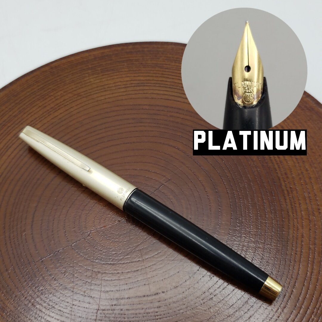 上質で快適 筆記具 状態不明 ジャンク 14K 万年筆 PLATINUM 筆記用具