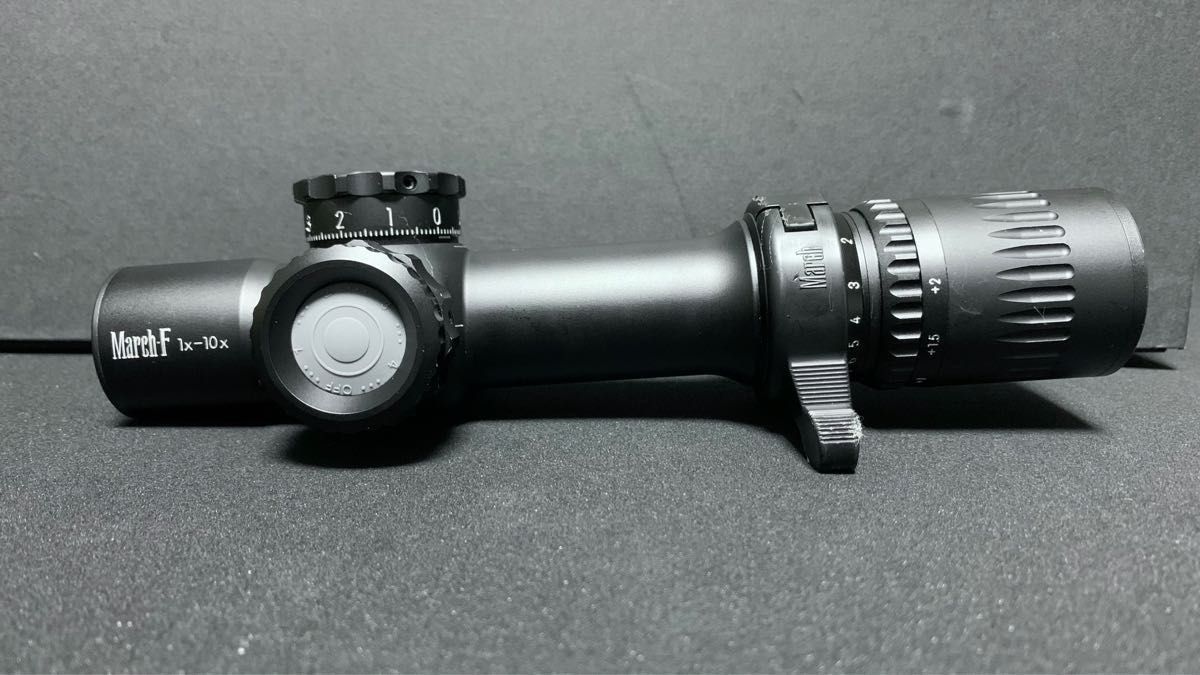 実物 March-F D10SV24FIML 1-10倍スコープ(ライフルスコープ 実物 March-F D10SV24FIML 1-10倍スコープ(ライフルスコープ