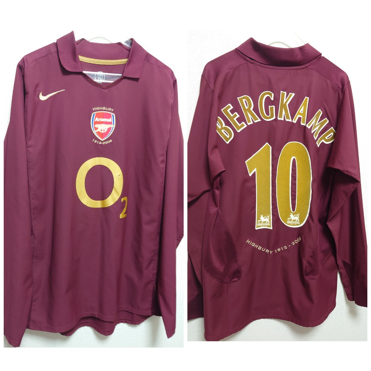 2006 アーセナルFC ユニフォーム ベルカンプ - 通販 - guianegro.com.br