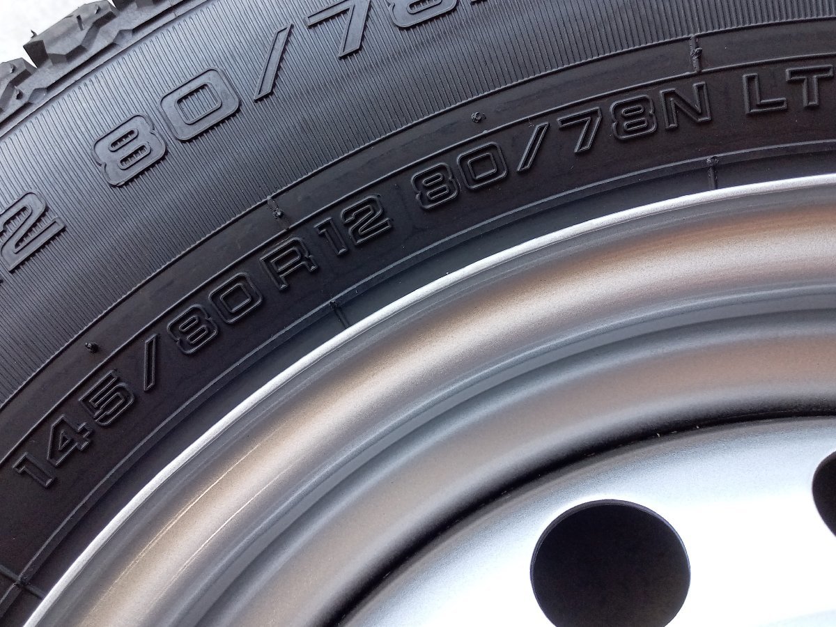 新車外し '23年製 キャリー エブリィ TOPY YOKOHAMA VAN355 145/80R12