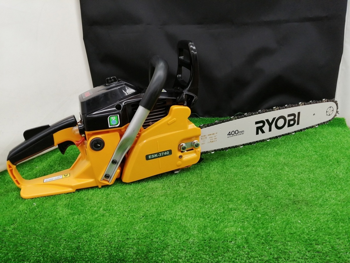 未使用品 RYOBI リョービ 400mm エンジン チェンソー ESK-3740 排気量