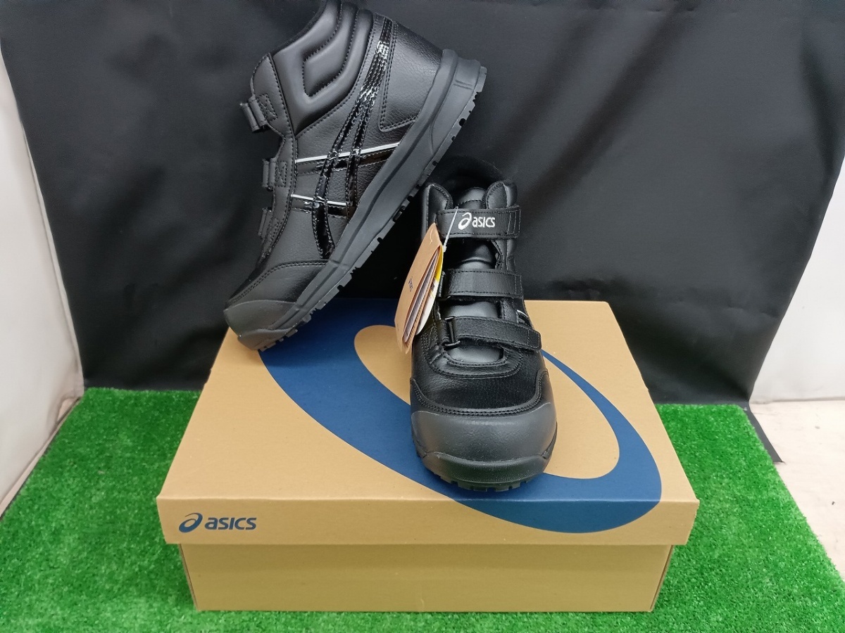 未使用品 アシックス asics 安全靴 ウィンジョブ CP302 ブラック