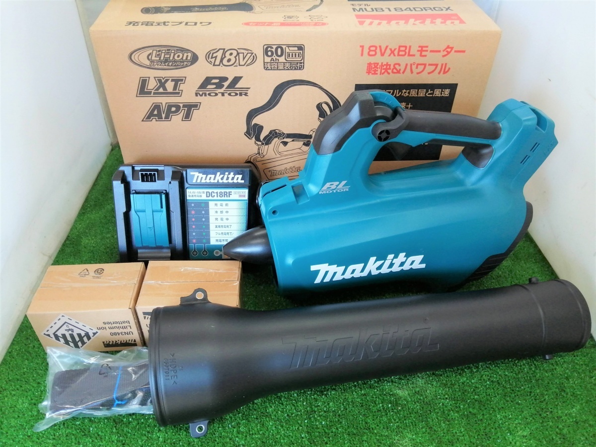 未使用品 makita マキタ 18V 6.0Ah 充電式 ブロワ MUB184DRGX | inmano