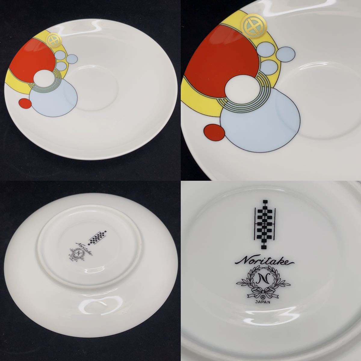 美品 Noritake ノリタケ フランク・ロイド・ライト カップ&ソーサー 帝国ホテル B1438B_画像10