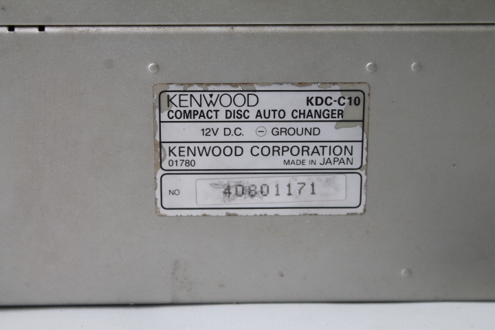 KS-487-3 ケンウッド KENWOOD KDC-C10 10連奏CDチェンジャー _画像6