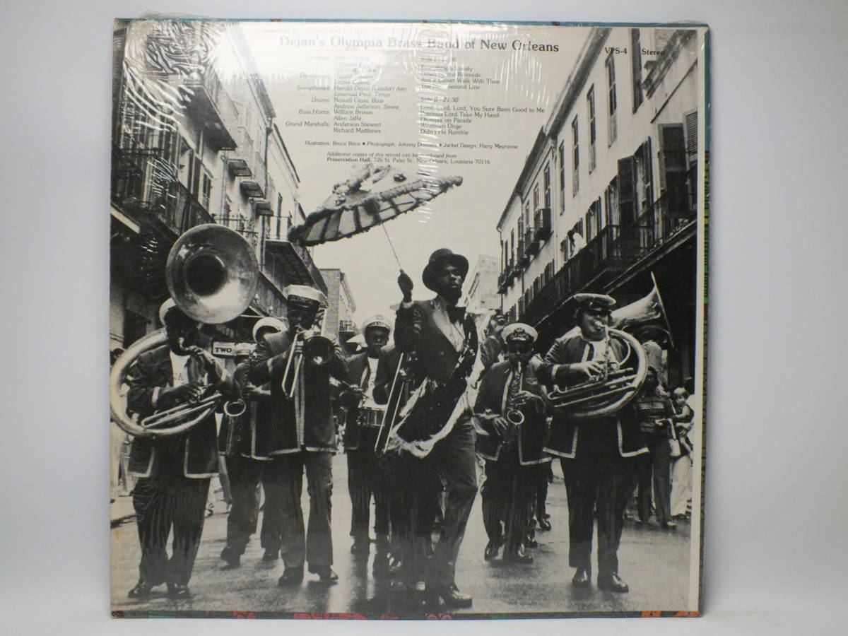 LP VPS-4　オリンピア ブラス バンド　DEJAN'S OLYMPIA BRASS BAND　OF NEW ORLEANS 【8商品以上同梱で送料無料】_画像3