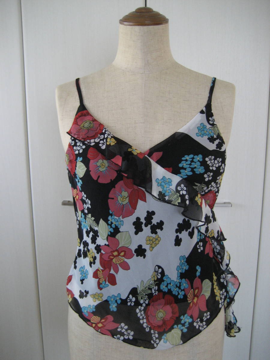 SALE*ANAP North li shoulder cord flower .. frill camisole *M size 