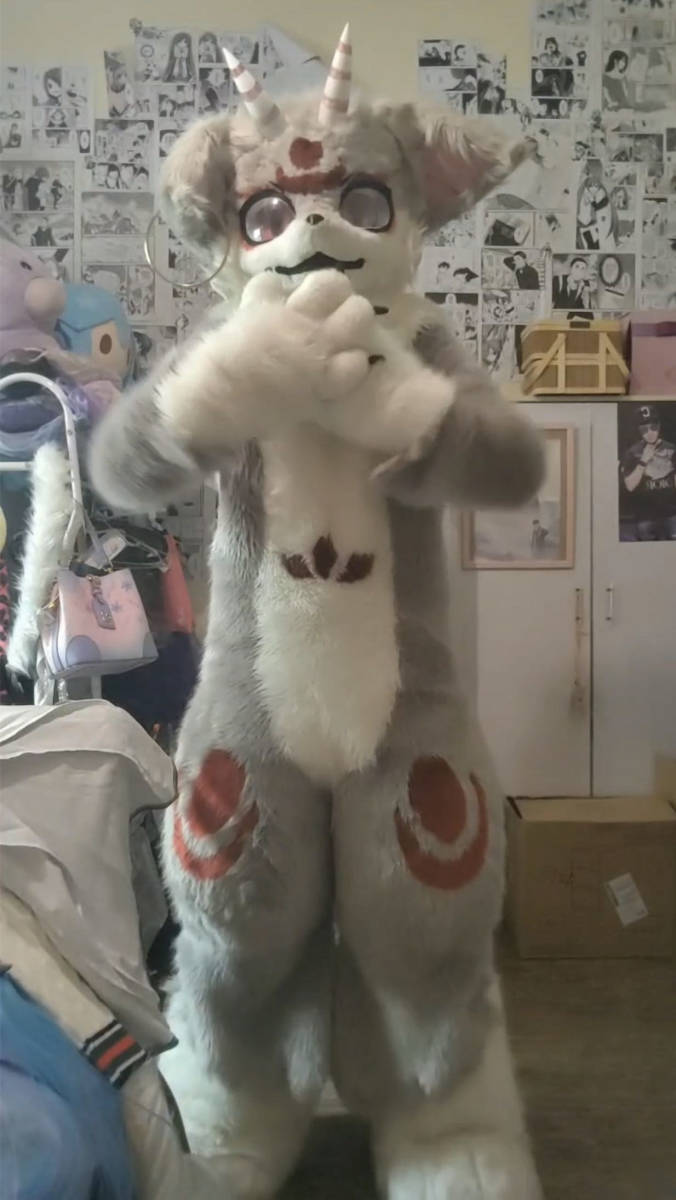 ケモノ 着ぐるみ fursuit フルスーツ コスプレ ファースーツ kigurumi
