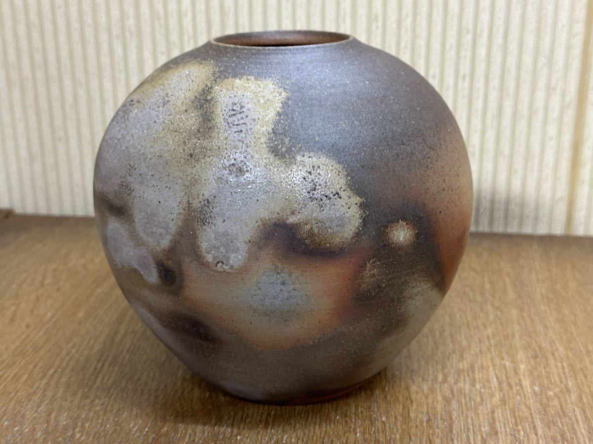 備前焼 壺 花瓶 - 陶芸
