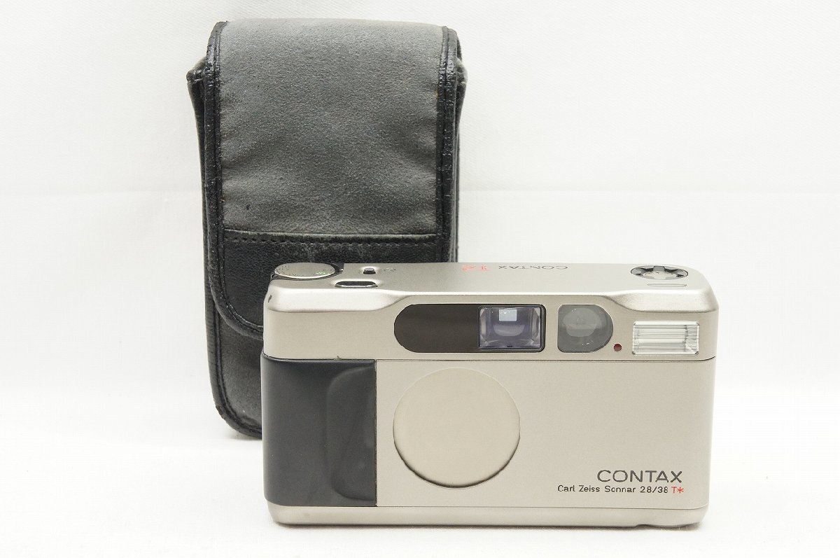 アルプスカメラ】ジャンク品 CONTAX コンタックス T2 チタンクローム