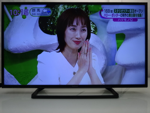 No242☆panasonic☆43型/LED/HDMI/USB/外付けHDD/テレビ/2017年製☆TH