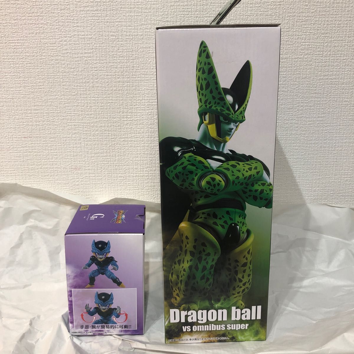 国内正規品　一番くじ　ドラゴンボールvsオムニバス超　F賞　セル完全体　G賞　セルジュニア　フィギュア　2点セット