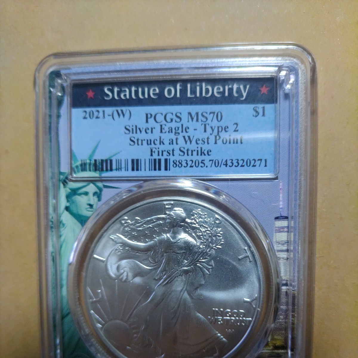 60％OFF】 【PCGS】最高鑑定品 2012イーグル銀貨 MS70 FIRSTSTRIKE 旧