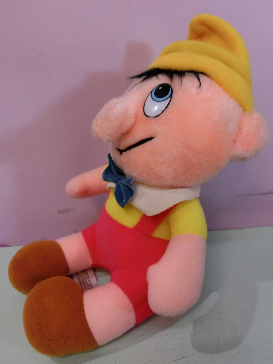  Disney Pinocchio * Vintage мягкая игрушка кукла 18. Classic Showa Retro *Disney Pinocchio Vintage Stuffed Toy Plush USA