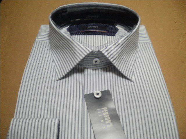 PERSON'S FOR MEN パーソンズ フォーメン＊サイズ LL 43-86＊高級Yシャツ 形態安定加工 _画像4