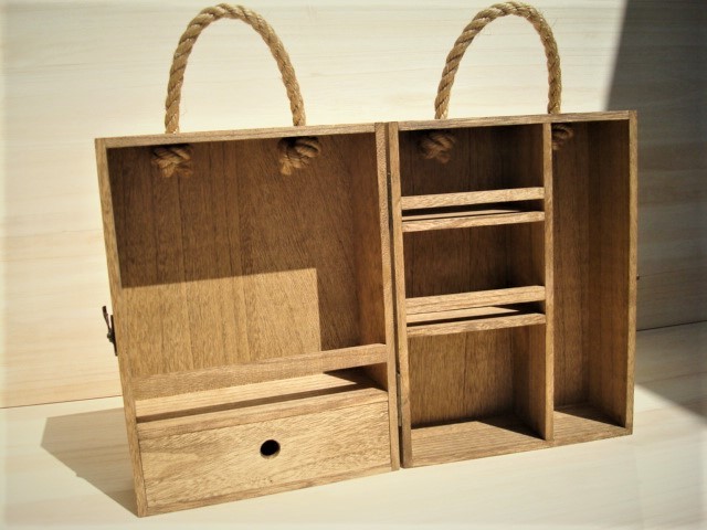  spice box large pine new goods hand made original work . build-to-order manufacturing camp gear DIY