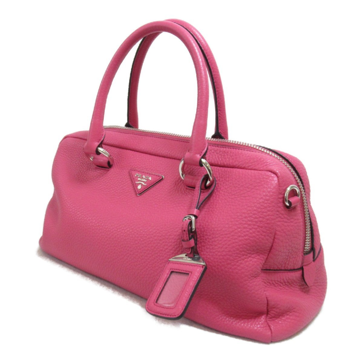 PRADA プラダ ボストンバッグ ボストンバッグ ピンク系 レザー