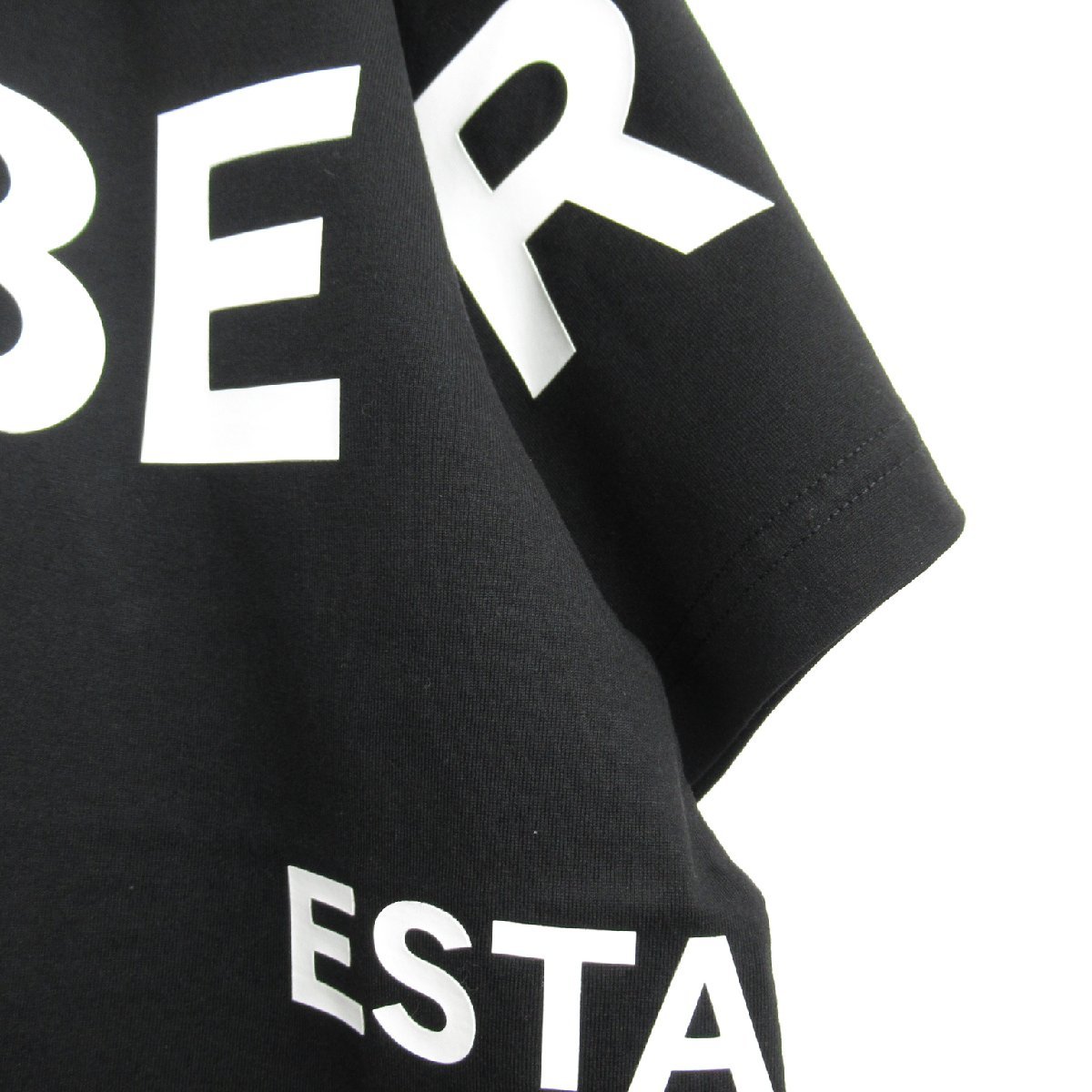 BURBERRY バーバリー 半袖Tシャツ Tシャツ ブラック系 コットン ユニ