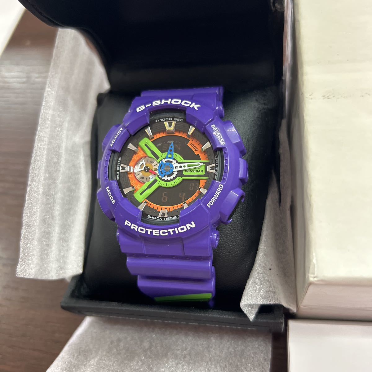 CASIO カシオ 腕時計 - GA-110EV-6AJR ボーイズ Evangelion x G-Shock