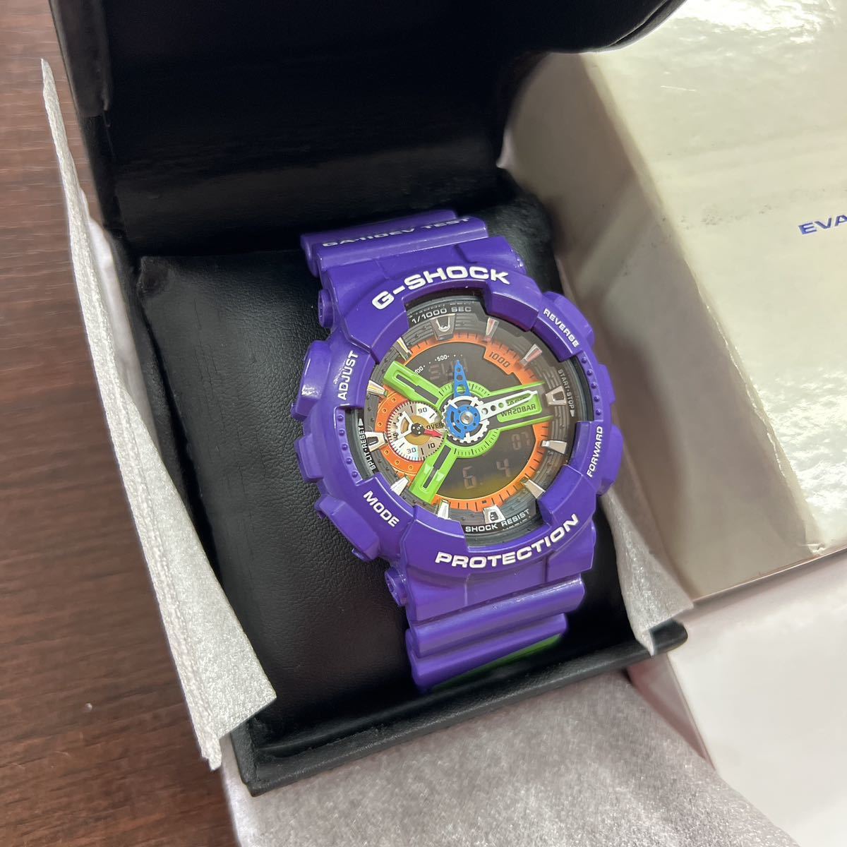 CASIO カシオ 腕時計 - GA-110EV-6AJR ボーイズ Evangelion x G-Shock