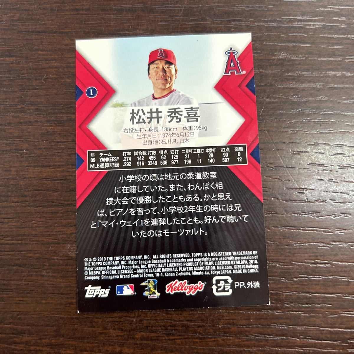 ○松井秀喜 カード TOPPS ANGELS | controlrad.com.br