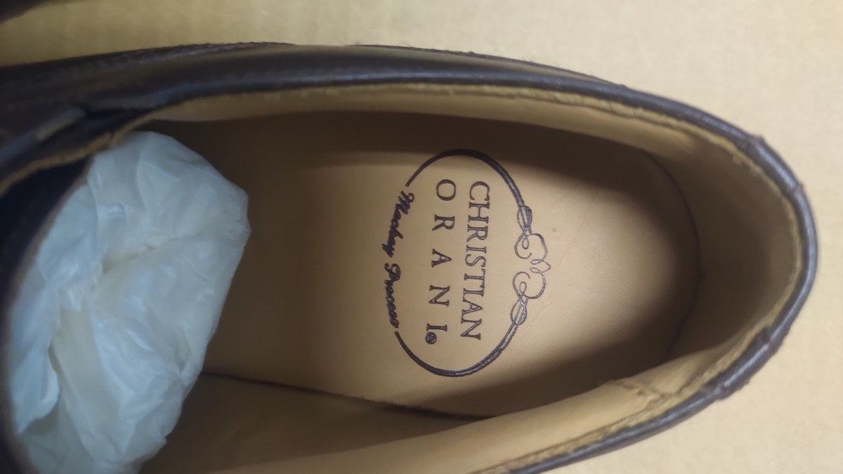 新品　本革  革靴 レザー新品　クリスチャン オラーニ CHRISTIAN ORANI ビジネスシューズ 26.0cm 