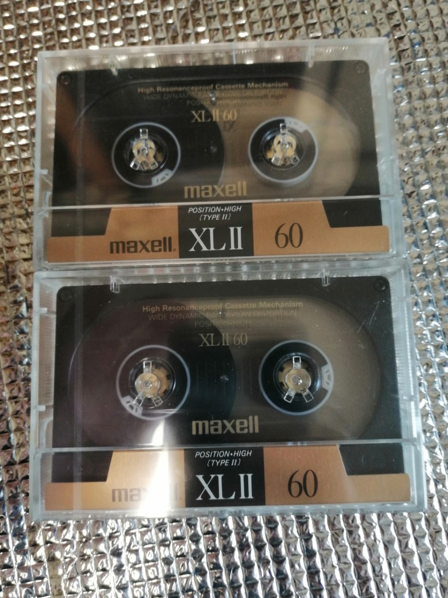 未開封 maxell XL2 ハイポジション 60分 カセットテープ TAPE2