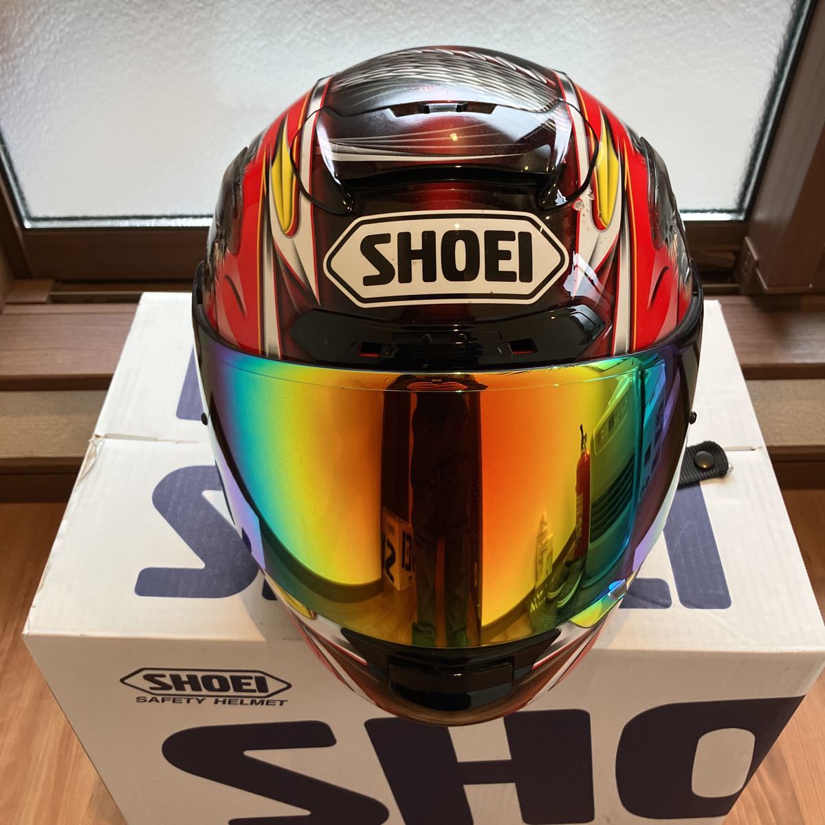 SHOEI X-TWELVE X12 KIYONARI (清成龍一レプリカグラフィック) フルフェイスヘルメット Sサイズ 新品内装付き!