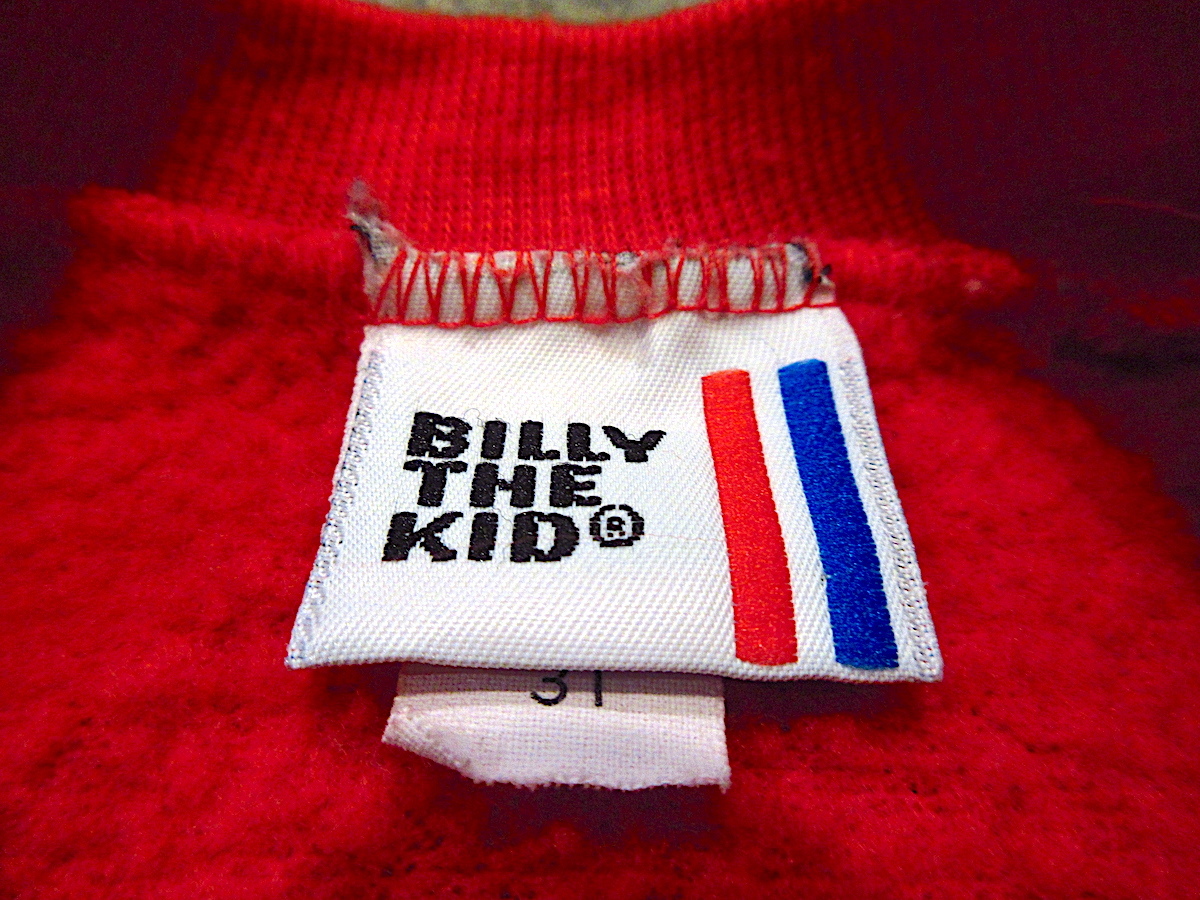  Vintage 80\'s*BILLY THE KID Kids обратная сторона ворсистый Rainbow линия ввод тренировочный size 3T*230628c10-k-sws 1980s ребенок одежда tops б/у одежда 