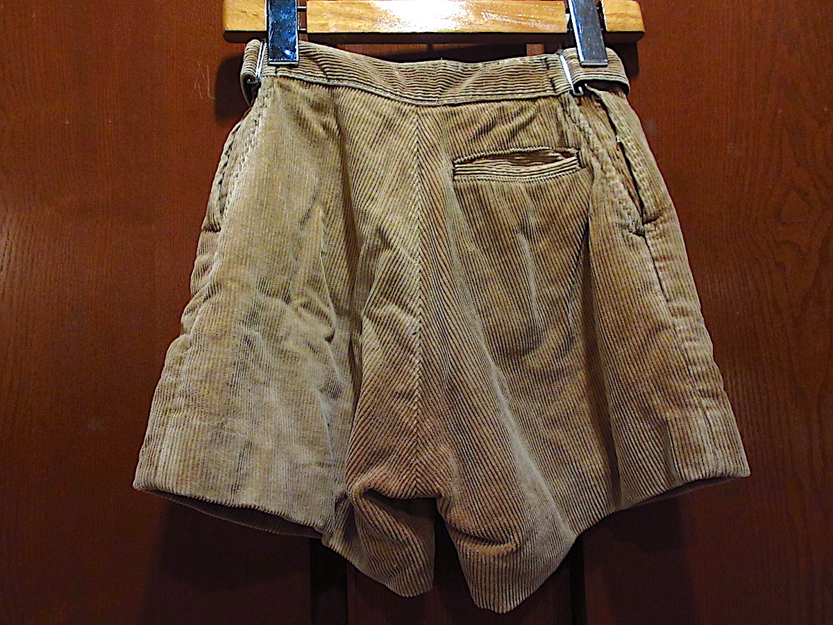 ビンテージ50's●Klandegeeキッズコーデュロイショーツ茶size 6●230630c10-k-sht-wf 1950s子供服ボトムスショートパンツ_画像2