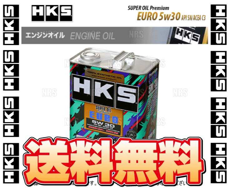HKS エッチケーエス スーパーオイル プレミアム ユーロ 5W-30 (API SN/ACEA C3) 4L (52001-AK152_画像1
