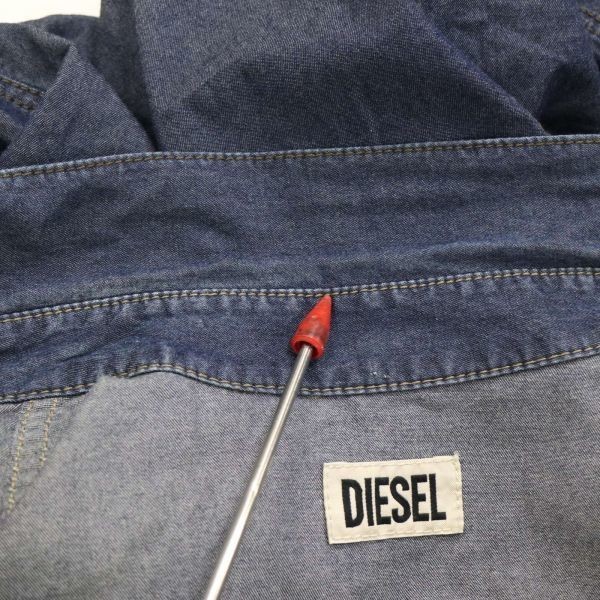 DIESEL ディーゼル 通年 長袖 ウエスタン デニム シャツ Sz.S　メンズ　D3T00394_3#C_画像9