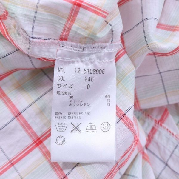 新品 未使用】 PLST プラステ 【SEWILLA/DENZELER-PFC】 長袖 チェック