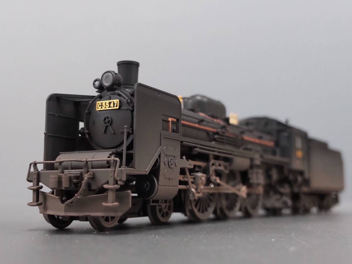 【新品加工品】TOMIX 2010 国鉄　C55形 蒸気機関車 (3次形・北海道仕様) 47号機 ウェザリング加工品 未使用 Re-Color特製品