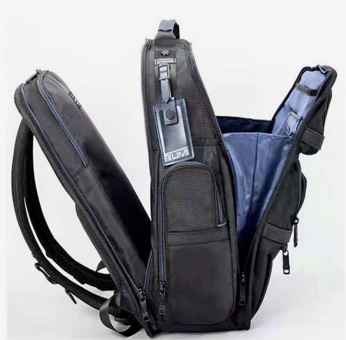 新品未使用 TUMI ALPHA3 定価96,800-ナイロン レザー 大容量 A4収納