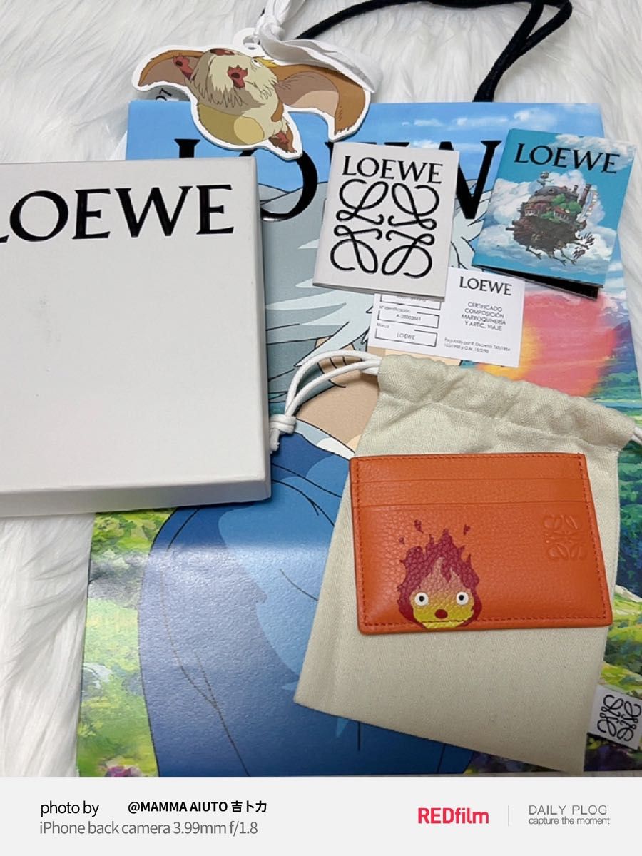 LOEWE ロエベ 限定コラボ ロエベ×ジブリ ハウルの動く城 カルシファー