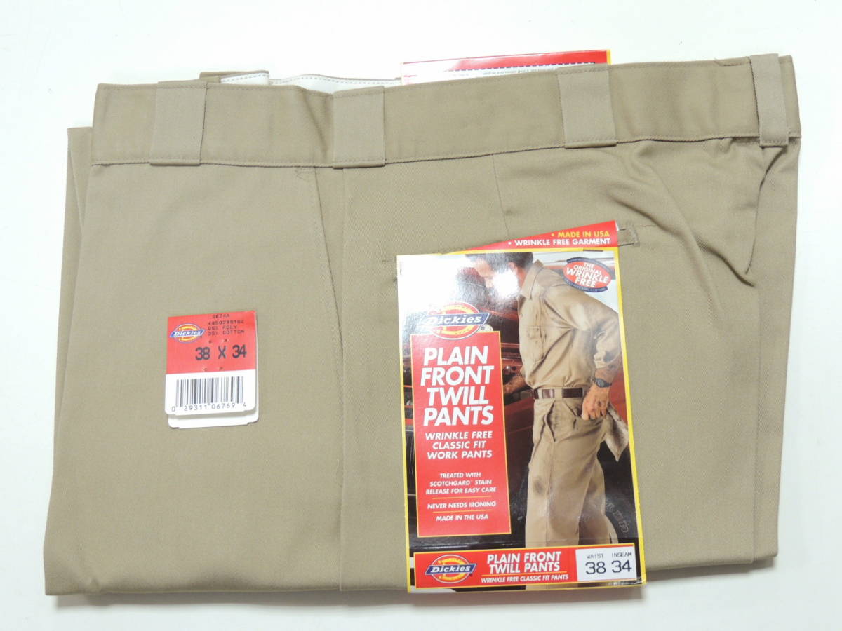 90s DICKIES USA製 デッドストック Yahoo!オークション - 新品 38 USA製 90S デッドストック