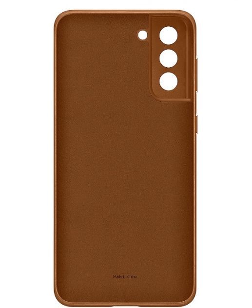 ◆Galaxy S21+ Plus ◆ Leather Back Cover レザーカバー【Samsung純正】(Brown/ブラウン) [並行輸入品] SCG10_画像4